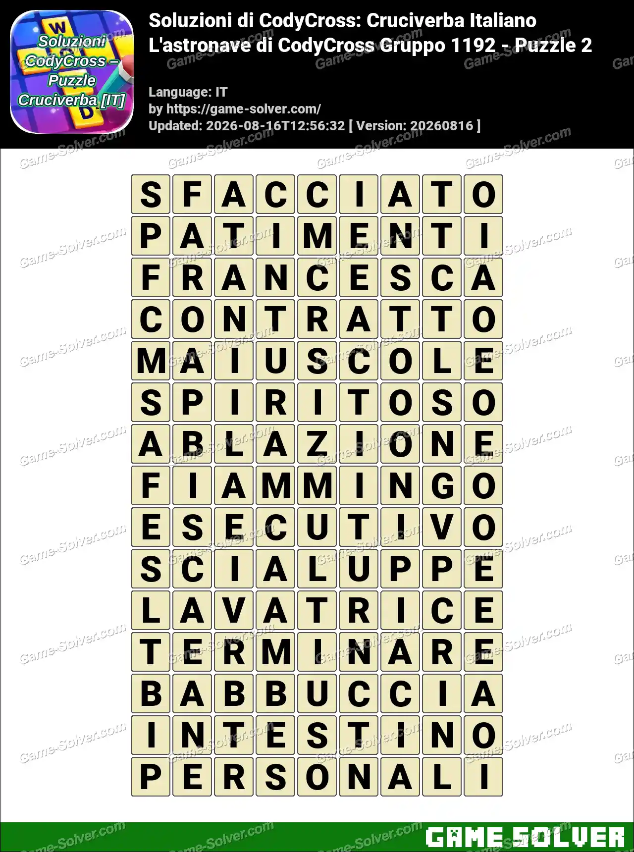 Soluzioni di CodyCross: Cruciverba Italiano L’astronave di CodyCross Gruppo 1192 – Puzzle 2